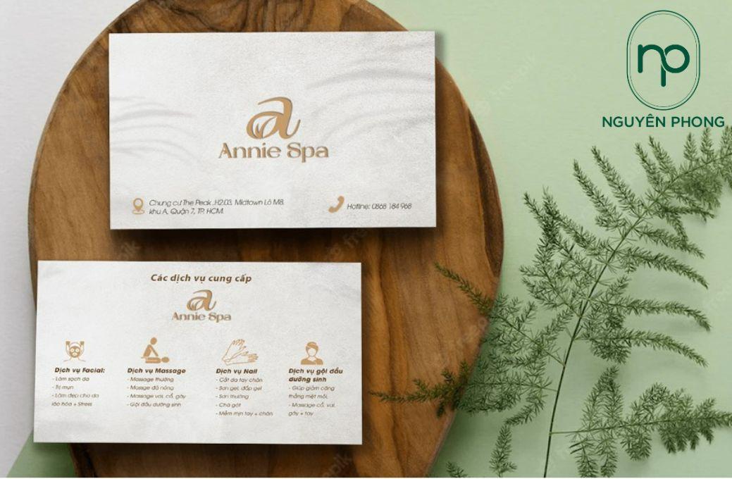 In Card Visit Spa Đẹp Mắt - Tạo Ấn Tượng Ngay Từ Lần Đầu!&nbsp;